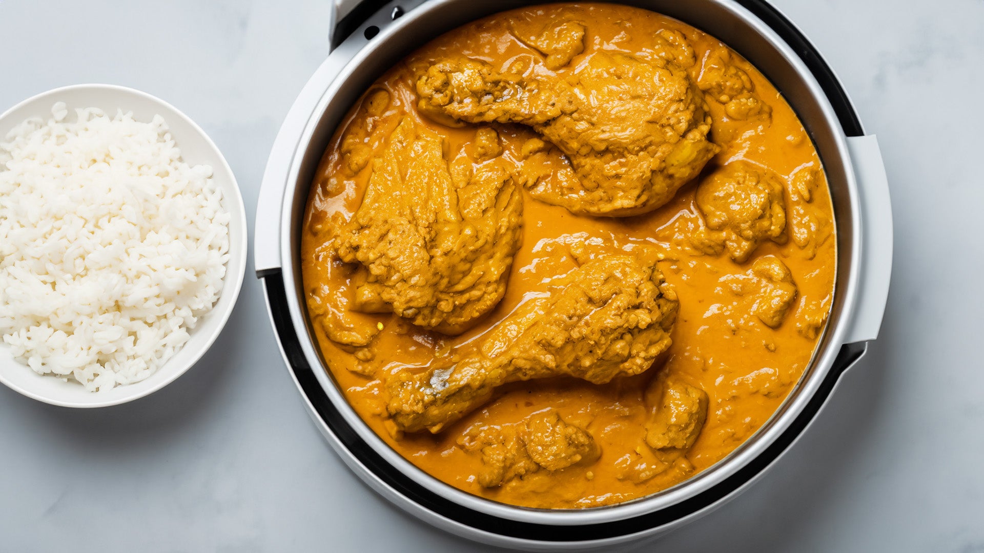 Pollo al Curry con Arroz en Freidora de Aire