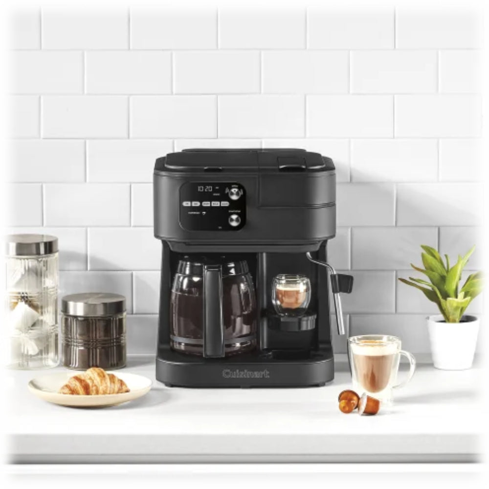 Coffee Center® Barista Bar Cafetera Negro Mate SS-4N1MB de Cuisinart®