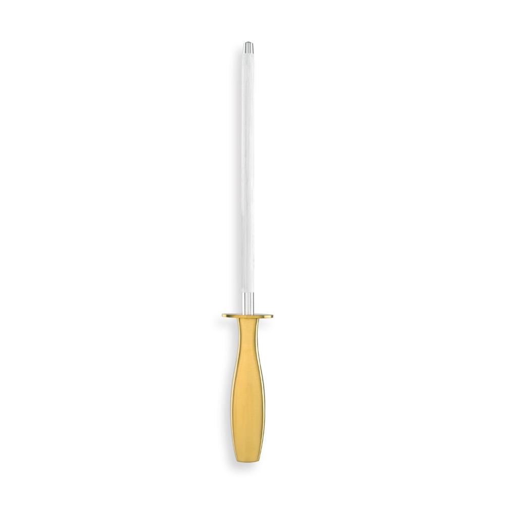 Set Cuchillos Dorados 15 Pzas Con Bloque Blanco Cuisinart