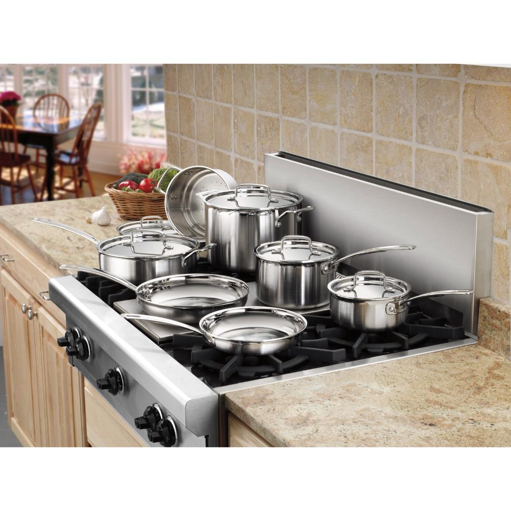 Batería Profesional 12 Pzas En Acero Inox Mcp-12N Cuisinart