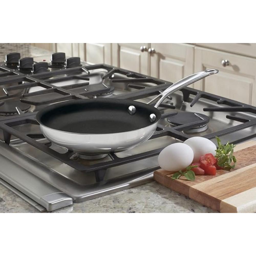 Sartén De 8" En Acero Inoxidable Antiadherente Cuisinart