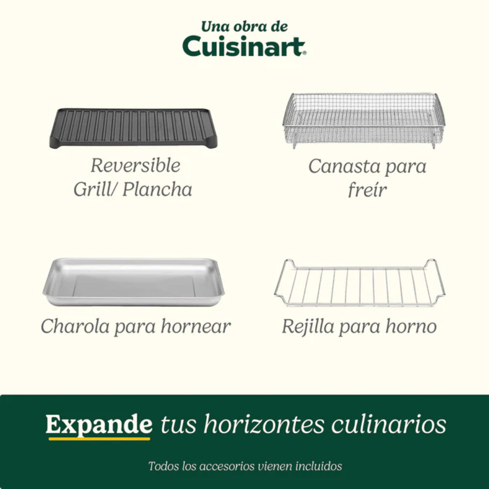 Horno, Tostador, Asador Y Airfryer 8 En 1 Toa-70 Cuisinart®