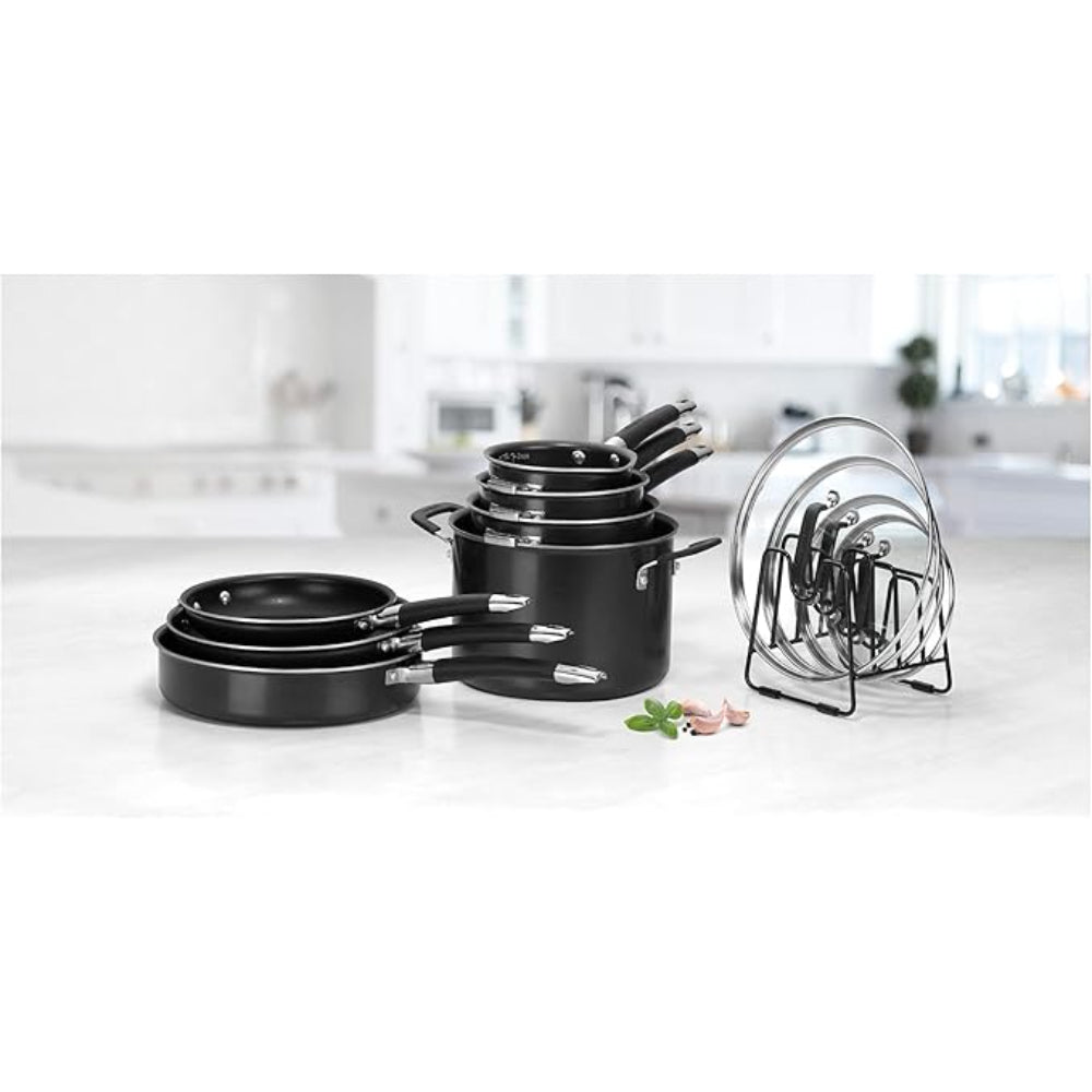 Set De Ollas de Aluminio Antiadherente de 12 pcs Smartnest™ N51-12BL de Cuisinart®