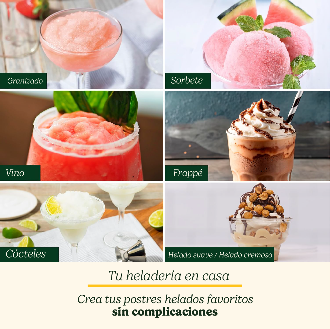 Máquina Automática para Hacer Slushy & Helados ICE-200 de Cuisinart®?