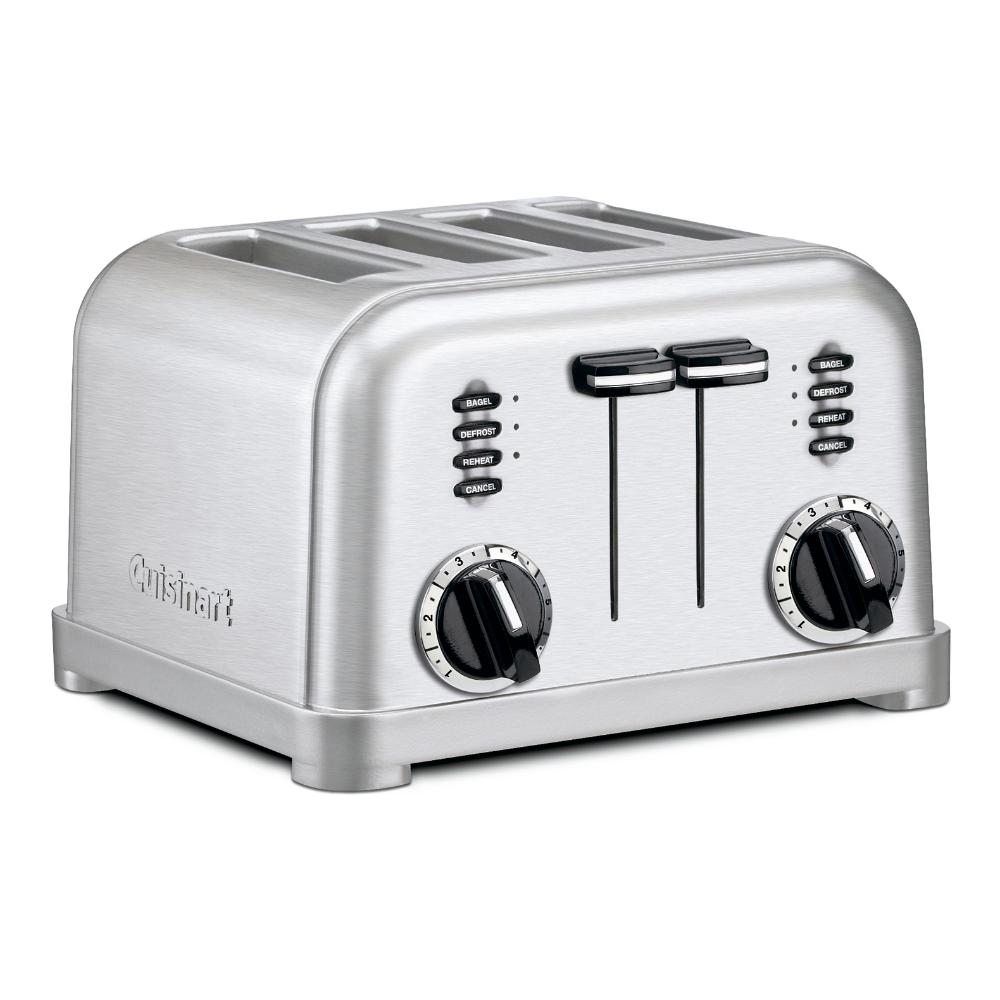 Tostador Metálico de 4 Rebanadas CPT-180 de Cuisinart®