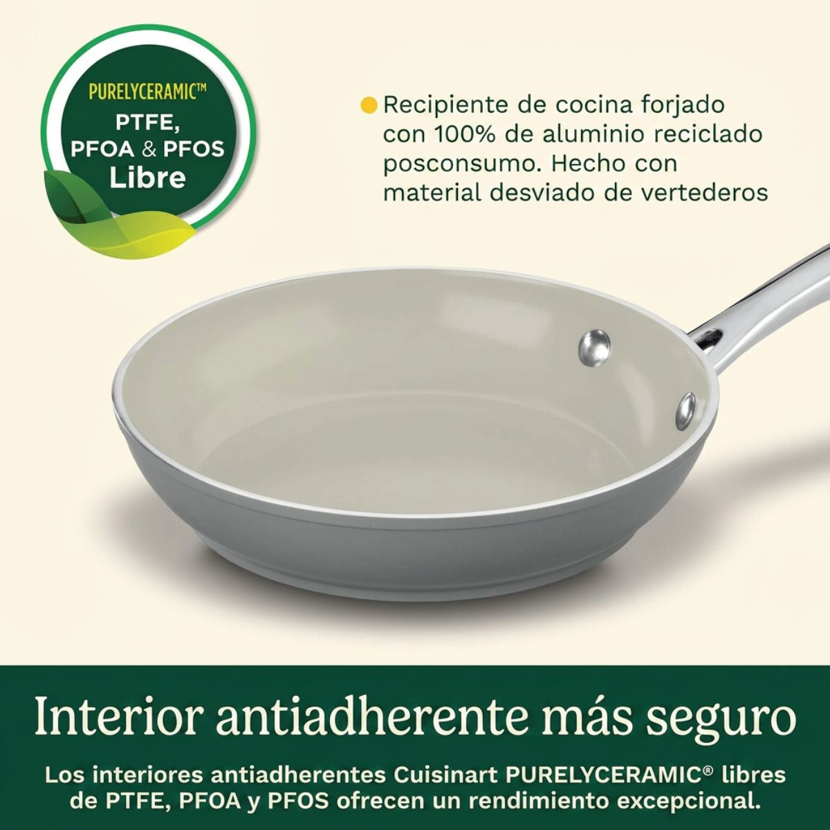 Set de Ollas de 10 pcs GreenGourmet® Complete™ CRA-10C de Cuisinart®