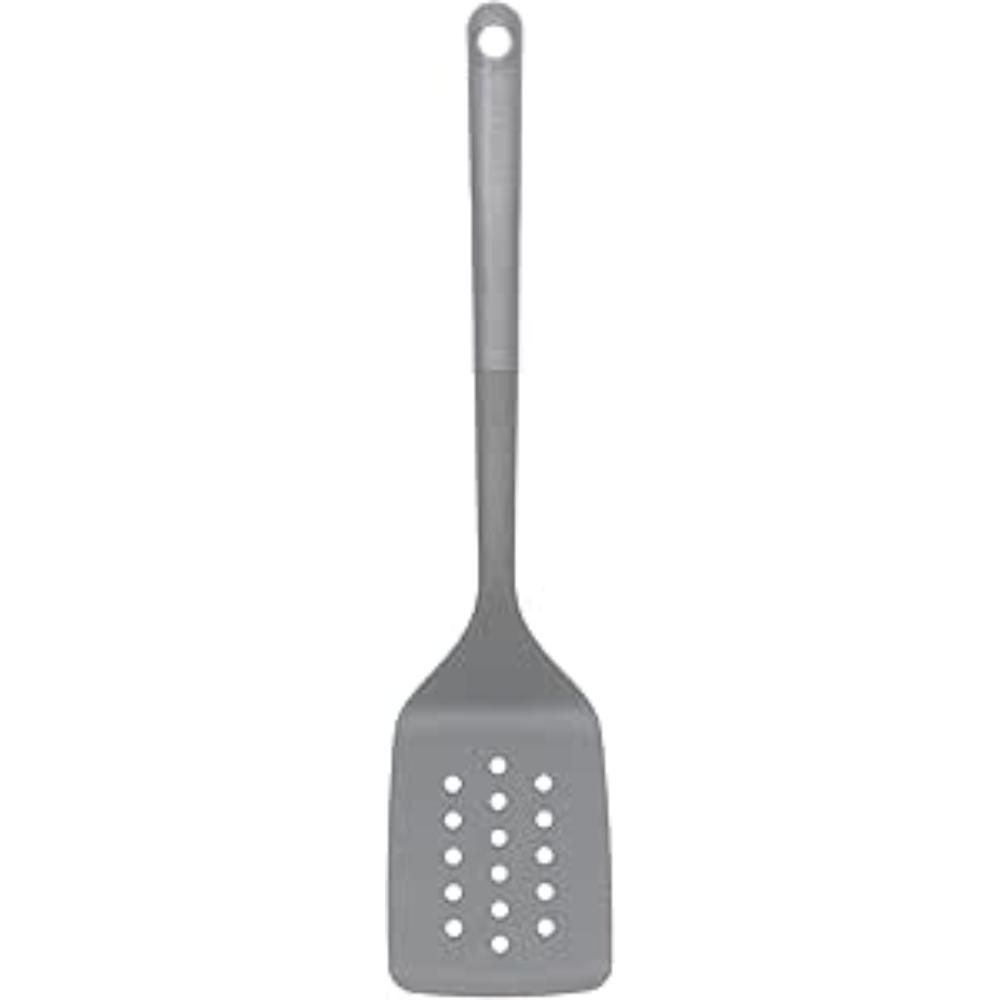 Espátula Ranurada De Silicona Ggc Con Mango De Rpet