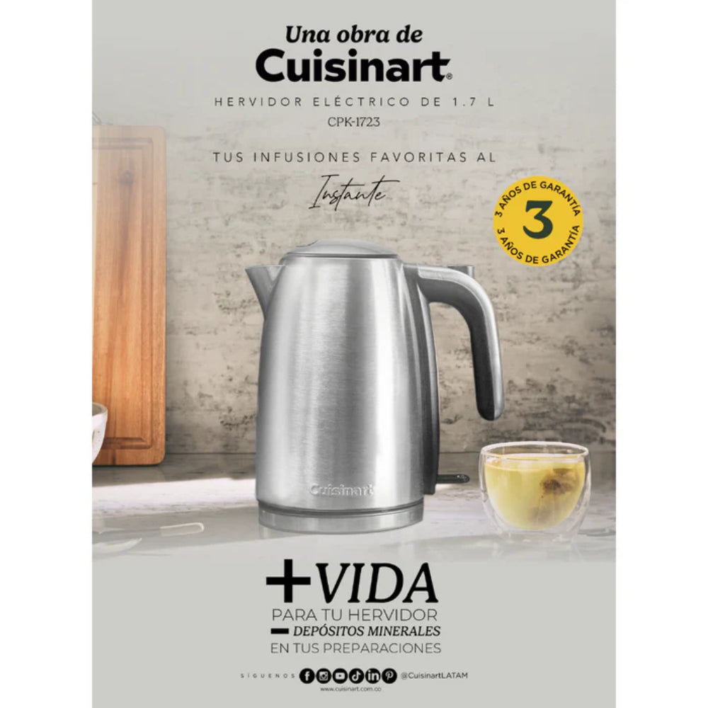 Hervidor Eléctrico De 1.7L Cuisinart®