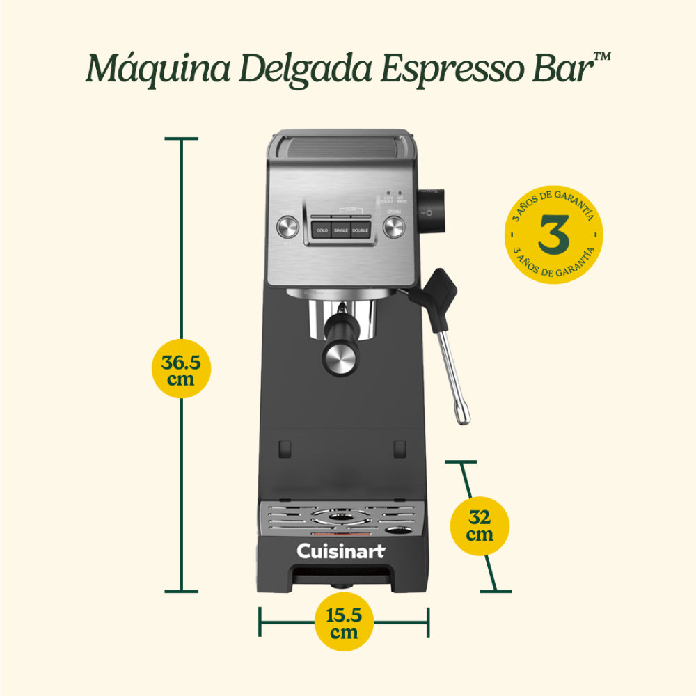 Máquina Delgada Espresso Bar™ EM-160 de Cuisinart®