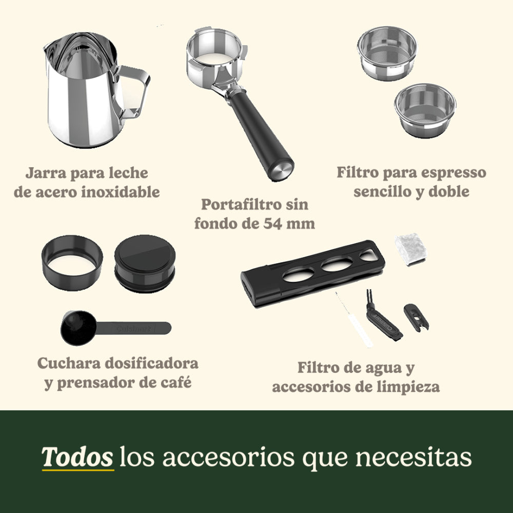 Máquina Grind & Brew™ Espresso Bar™ EM-640C de Cuisinart®