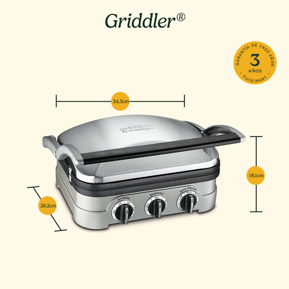 Plancha/Parrilla Griddler™ GR-4N de Cuisinart®