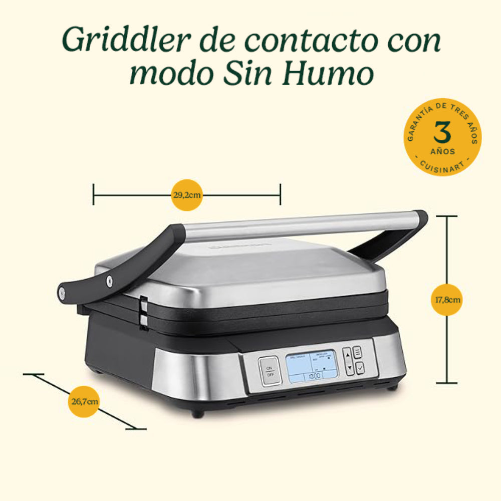 Griddler® de Contacto Smokeless GR-6 de Cuisinart®?