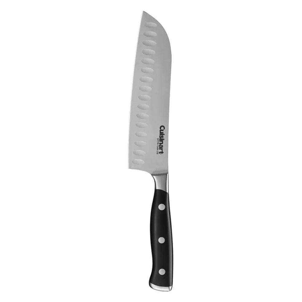 Cuisinart Remache triple forjado, juego de cuchillos de 15 piezas con  bloque, cuchillas de acero inoxidable de alto carbono superiores para  precisión