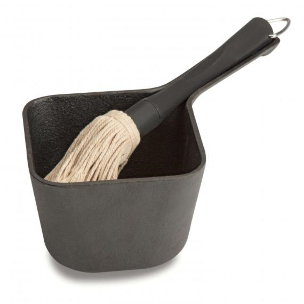 Olla Para Hilvanar Y Cepillo De Hierro Fundido_002