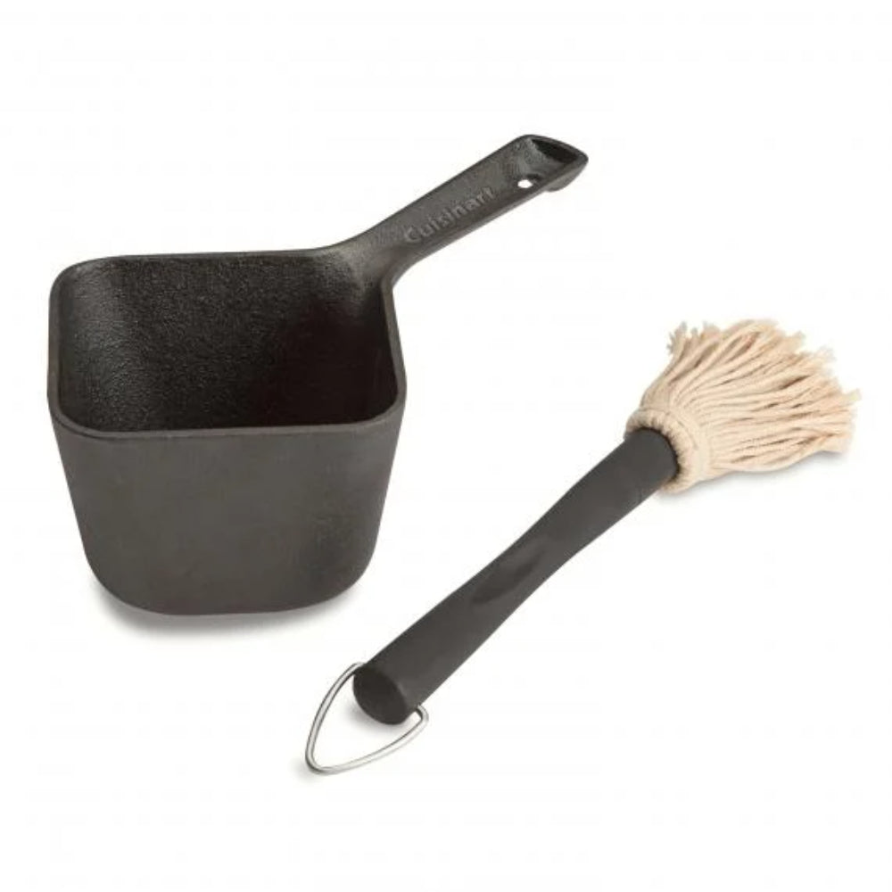 Olla Para Hilvanar Y Cepillo De Hierro Fundido_001