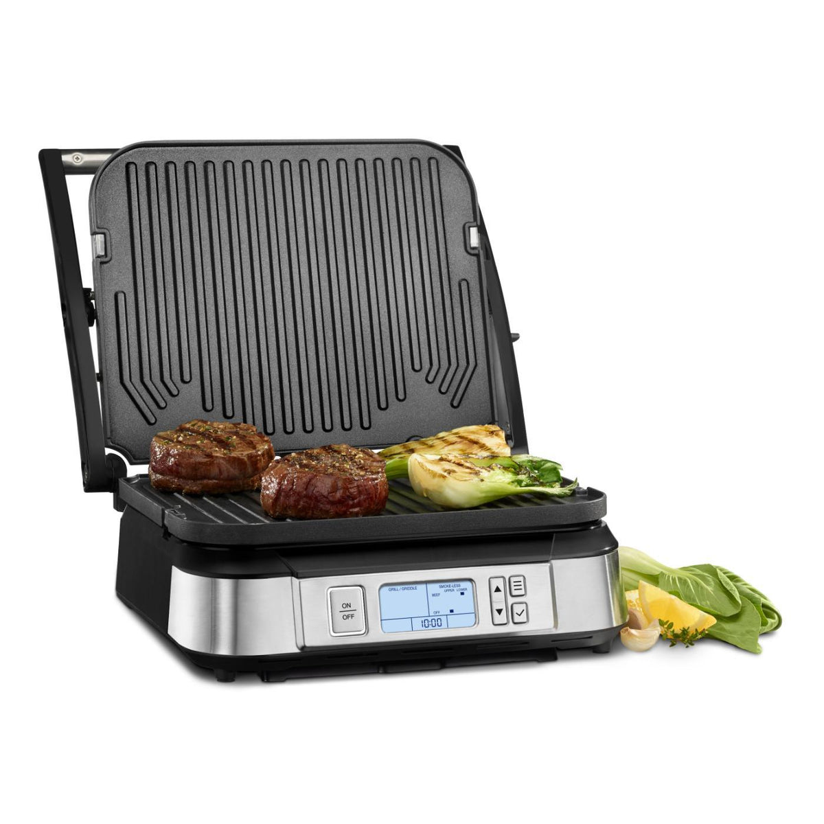 Griddler® de Contacto Smoke-less GR-6 de Cuisinart®️_002