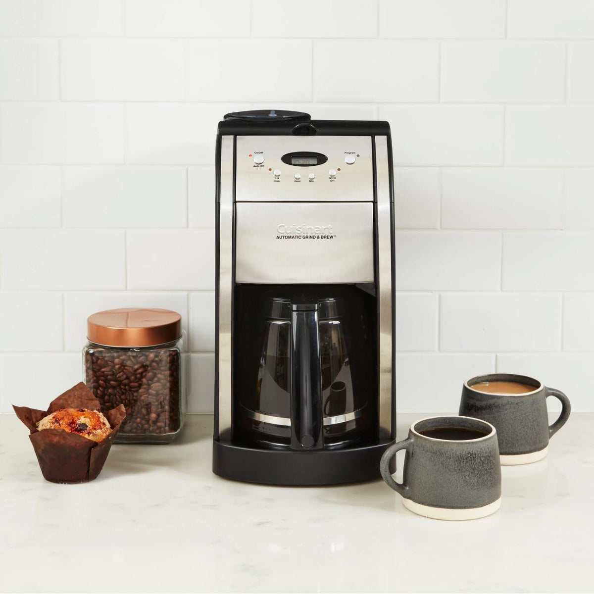 Coffeemaker Negro , 12 Tazas DGB-550BKP1 de Cuisinart®_001
