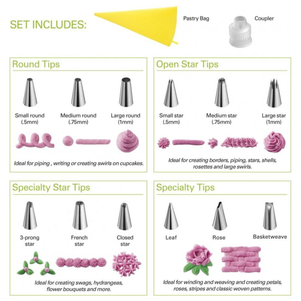 Set Decorador Para Pastelería De 13 Pcs Ctg-00-13Ps De Cuisinart®_002