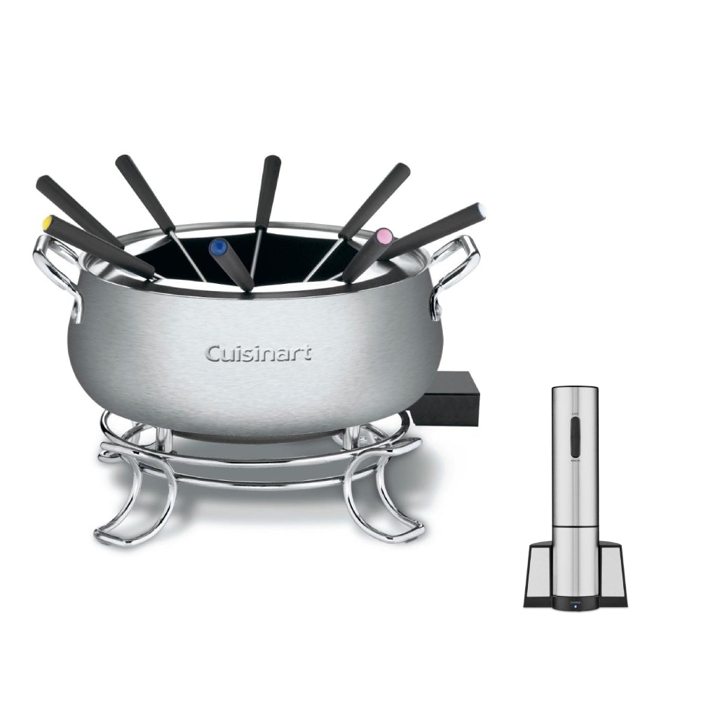 Combo Fondue Eléctrico + Sacacorchos Eléctrico Recargable Cuisinart