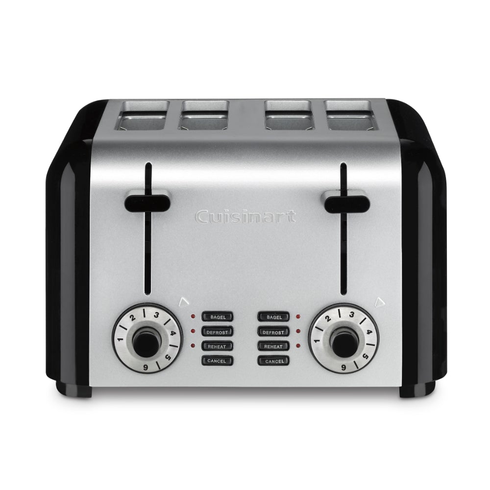 Tostadora de Acero Inoxidable Compacta de 4 Rebanadas Cuisinart CPT-340