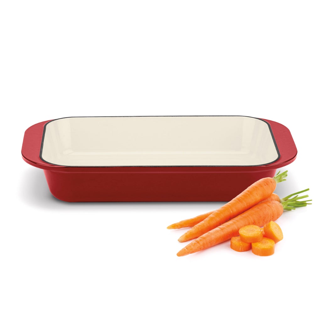 Hierro 14 Lasagna Pan Rojo Cuisinart CI1136-24CR -2