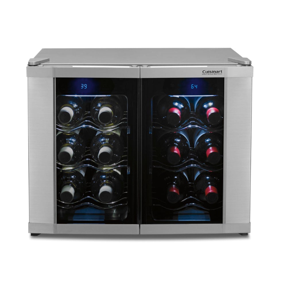 Climatizador de Vinos Dos Zonas Cuisinart CWC-1200DZ