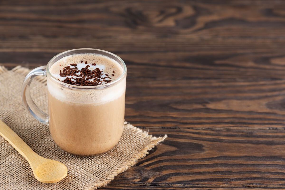 Latte de Moca y Avellana