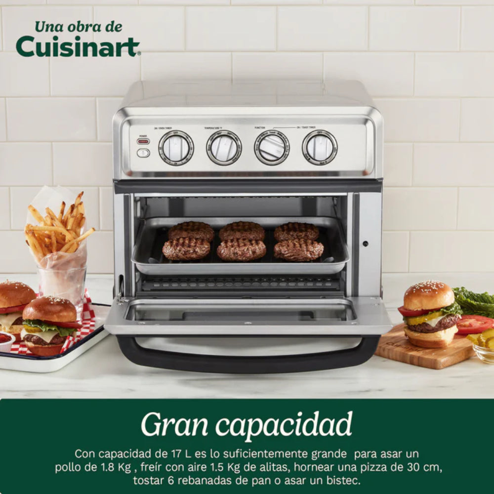 Horno, Tostador, Asador y AirFryer 8 en 1 TOA-70 Cuisinart®