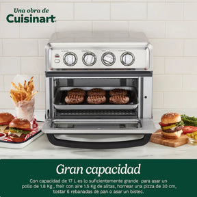 Horno, Tostador, Asador y AirFryer 8 en 1 TOA-70 Cuisinart®
