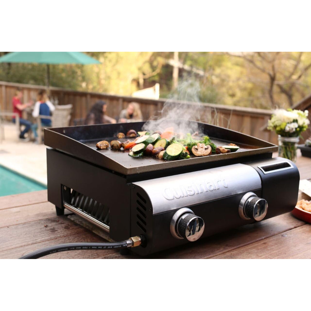 Plancha Gourmet Doble Quemador Cuisinart Cgg-501_002