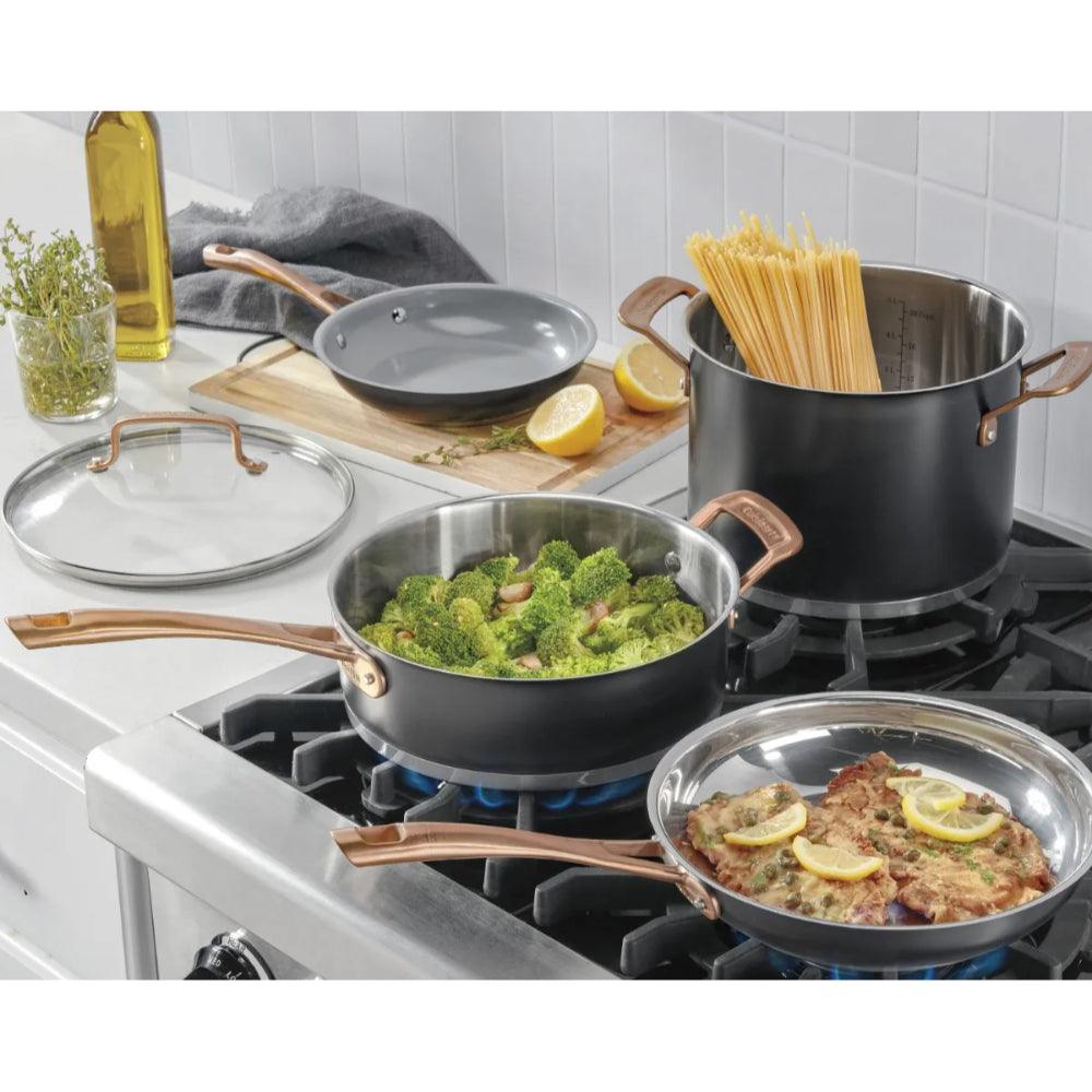Batería de Cocina Elegan de 11 Pza Negro Mate MBK89-11 de Cuisinart®