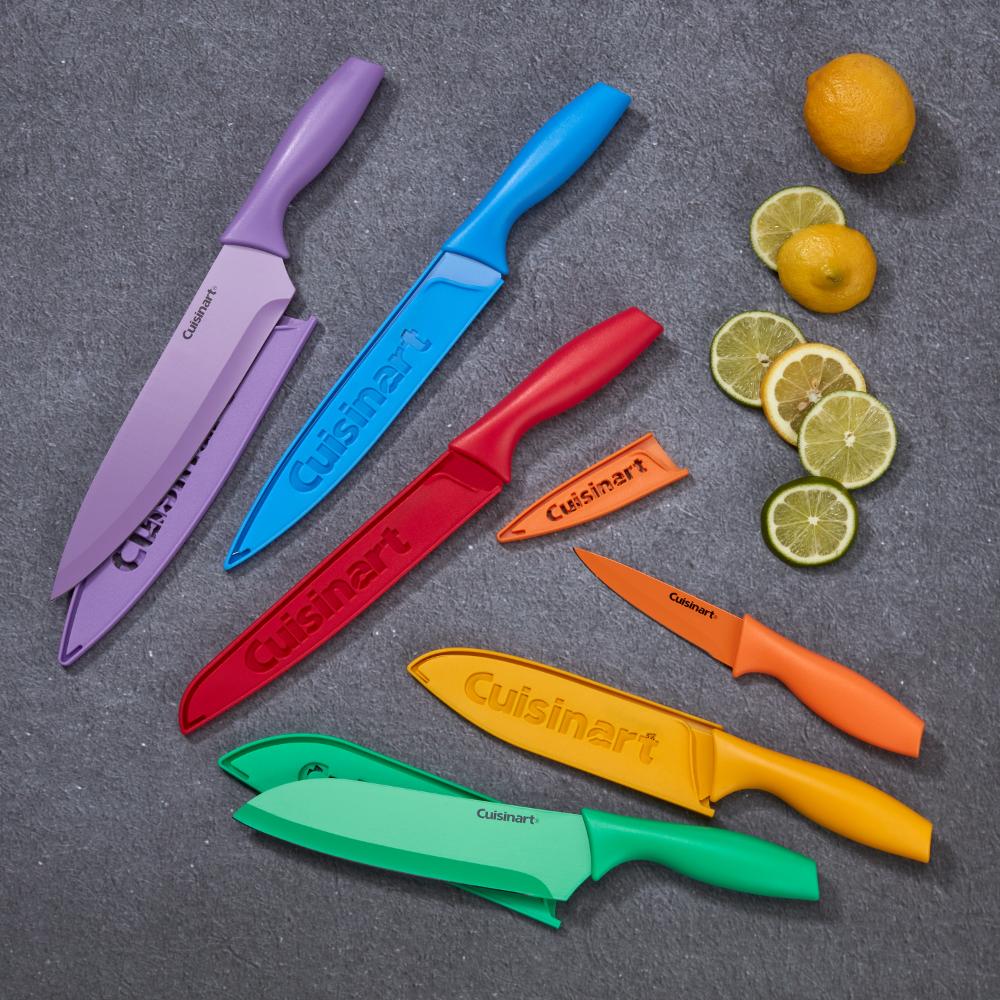 Juego De Cuchillos De Colores 12 Pzas  Cuisinart