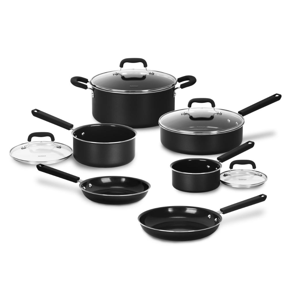 Set de Ollas Aluminio para Inducción  10 pcs 55IC-10BKC de Cuisinart®