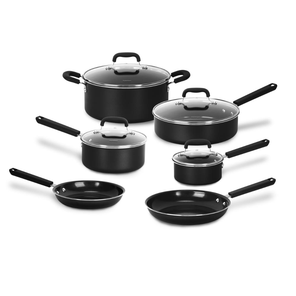 Set de Ollas Antiadherente Purelyceramic™ de 10 pcs 55IC-10BKC de Cuisinart®