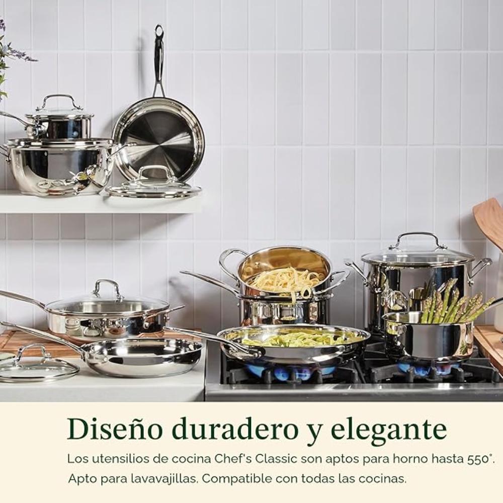 Sartén de acero inoxidable Chef's Classic™ de 8" 722-20C de Cuisinart®