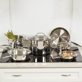 Set de Ollas de Acero Inoxidable de 11 pcs Chef's Classic™ 77-11G de Cuisinart®