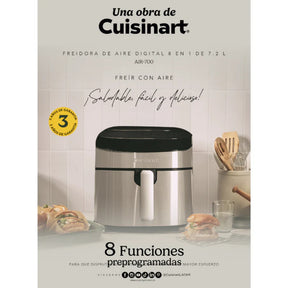 Freidora De Aire Digital 8 En 1 De 7.2L Cuisinart®