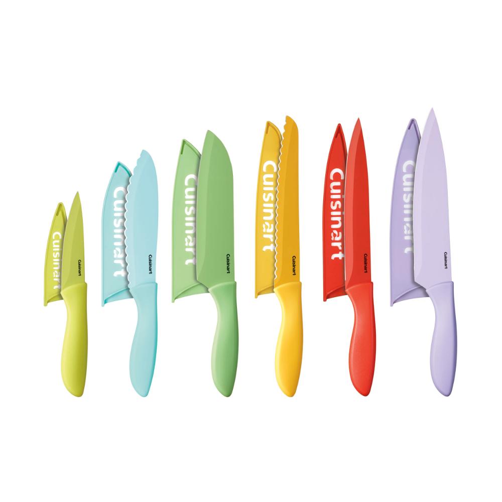 Set de Cuchillos con Recubrimiento de Cerámica de 12 pcs Advantage® C55-12PCER1 de Cuisinart®