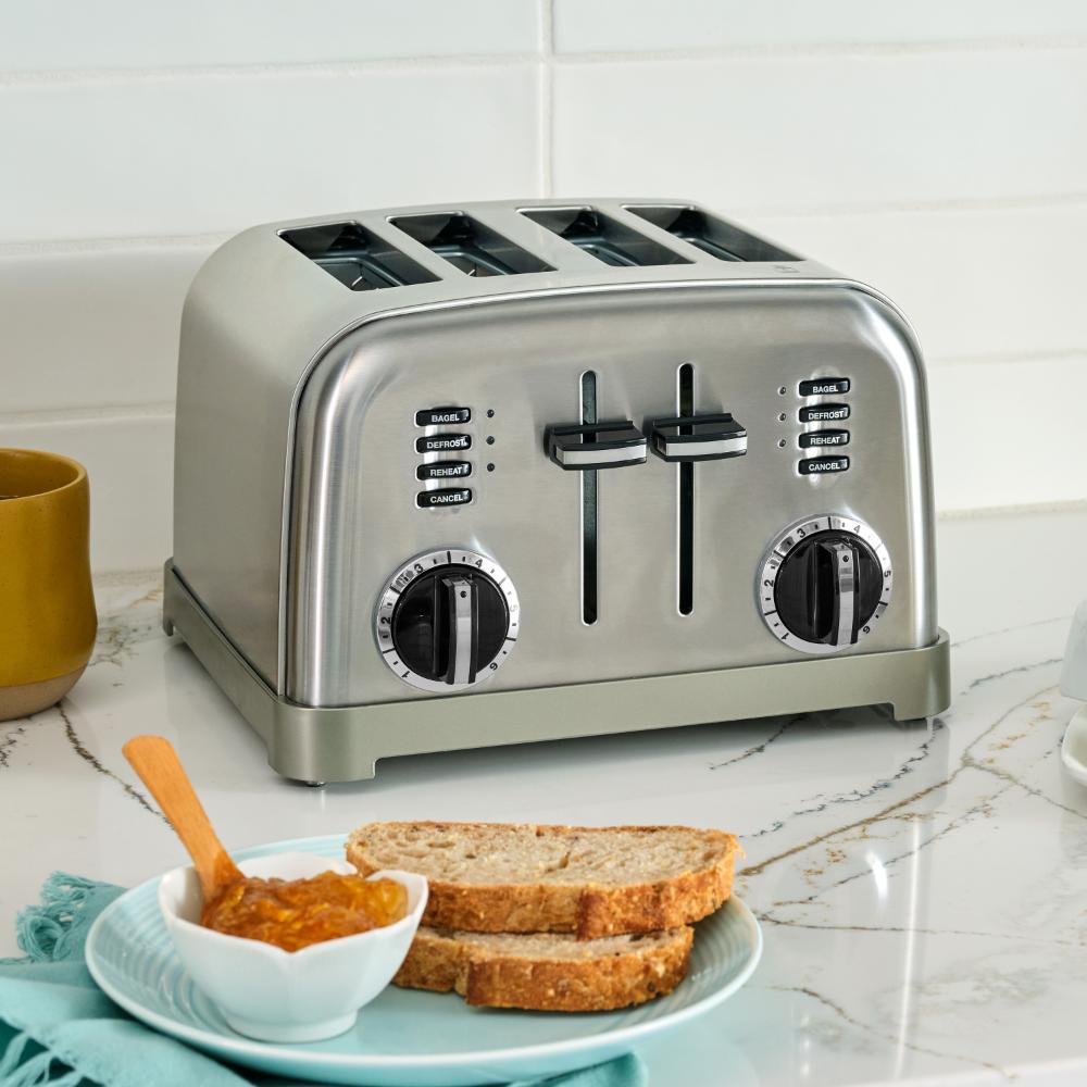 Tostador Metálico de 4 Rebanadas CPT-180 de Cuisinart®
