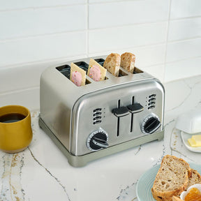 Tostador Metálico de 4 Rebanadas CPT-180 de Cuisinart®