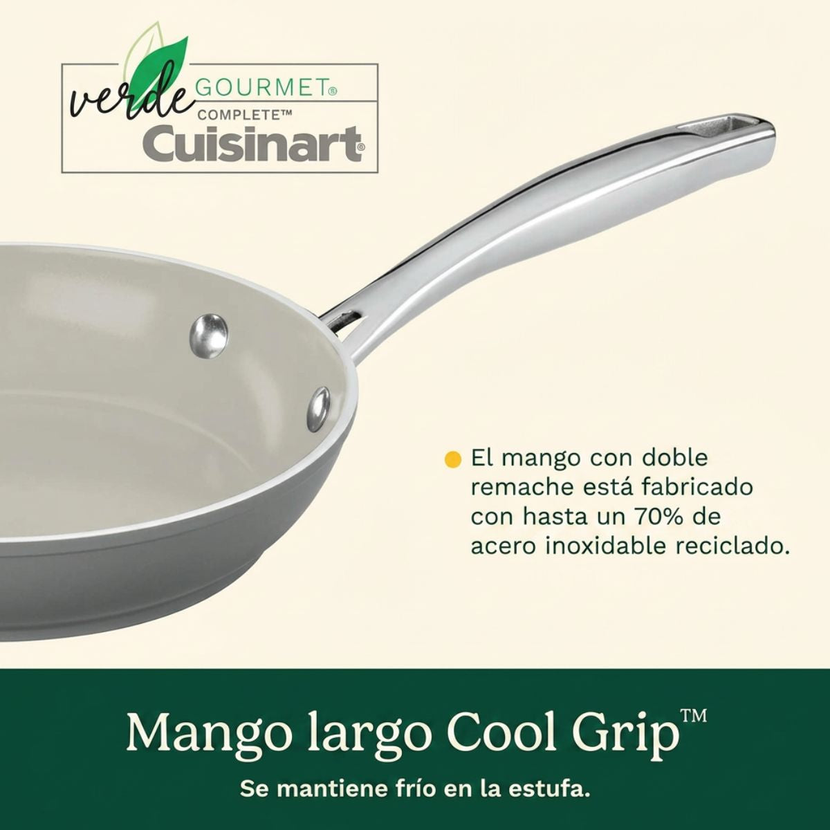 Set de Ollas de 10 pcs GreenGourmet® Complete™ CRA-10C de Cuisinart®