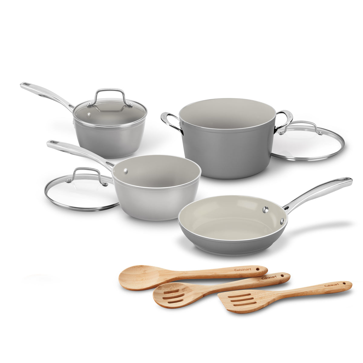 Set de Ollas de 10 pcs GreenGourmet® Complete™ CRA-10C de Cuisinart®