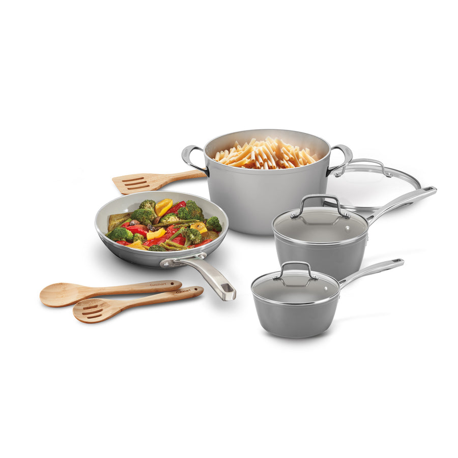 Set de Ollas de 10 pcs GreenGourmet® Complete™ CRA-10C de Cuisinart®