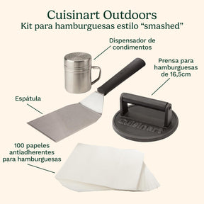 Kit de Hierro Fundido para Hamburguesa CSBK-400 de Cuisinart®