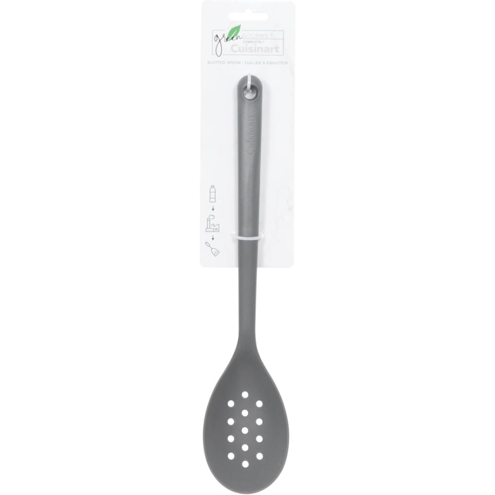 Cuchara Ranurada De Silicona Ggc Con Mango De Rpet