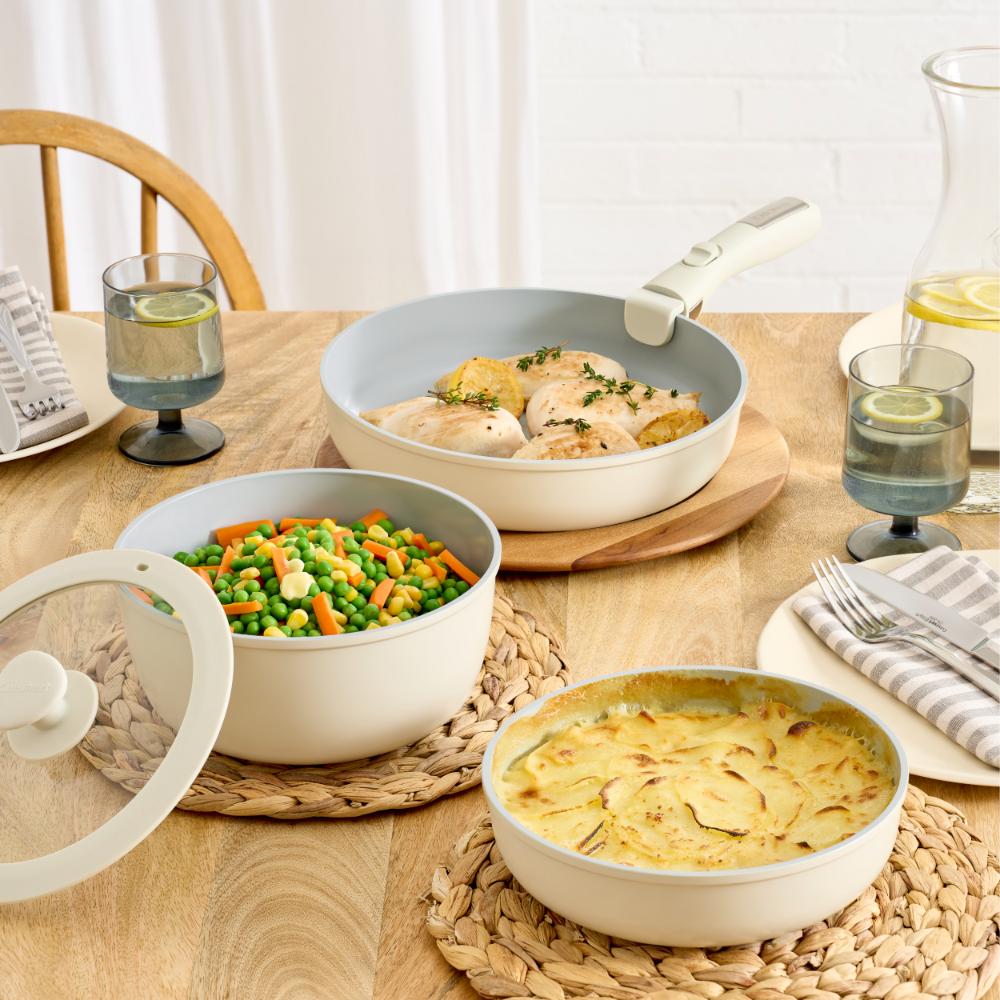 Set de Ollas 13 Pzs Clicksmart mango desmontable D53C-13BG de Cuisinart®