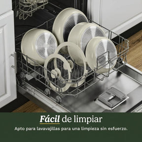 Set de Ollas 13 Pzs Clicksmart mango desmontable D53C-13BG de Cuisinart®