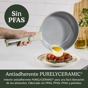 Set de Ollas 13 Pzs Clicksmart mango desmontable D53C-13BG de Cuisinart®