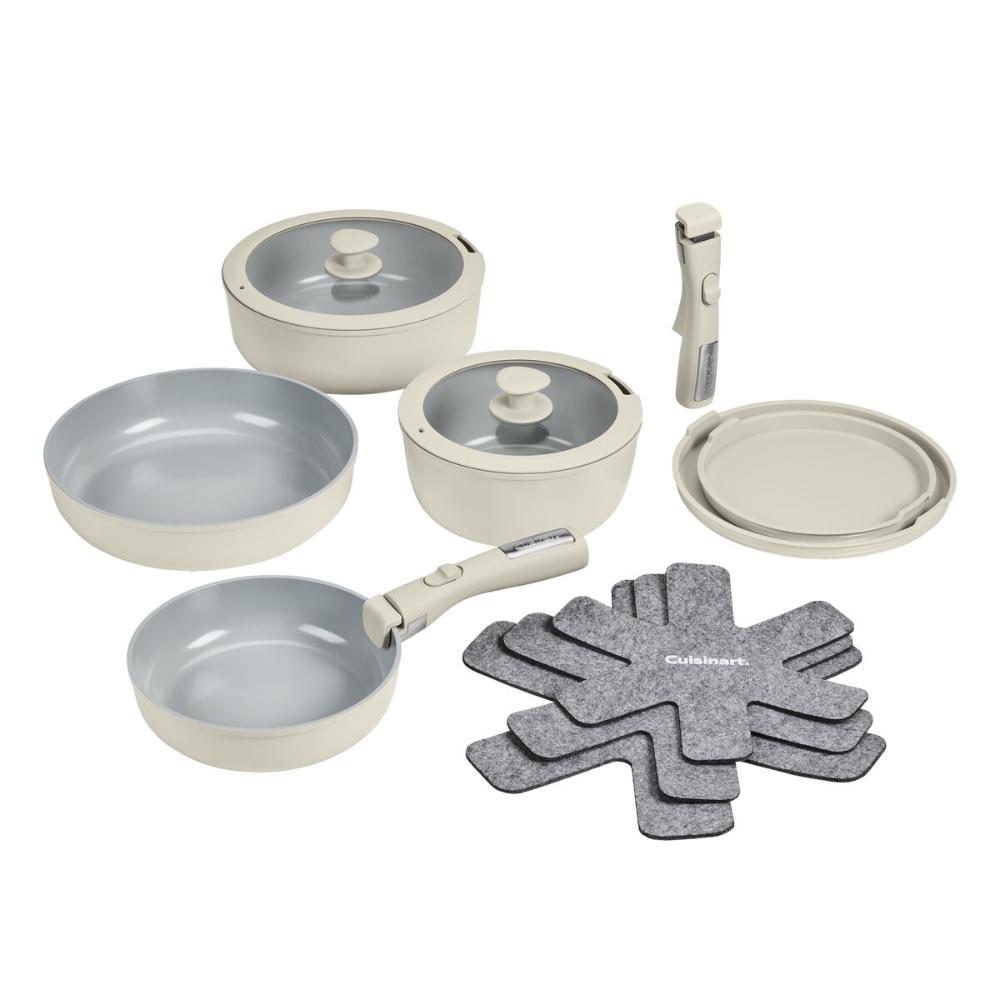 Set de Ollas 13 Pzs Clicksmart mango desmontable D53C-13BG de Cuisinart®