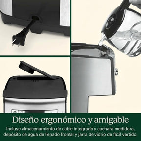 Cafetera Programable de 14 tazas DCC-3500SSCC de Cuisinart®